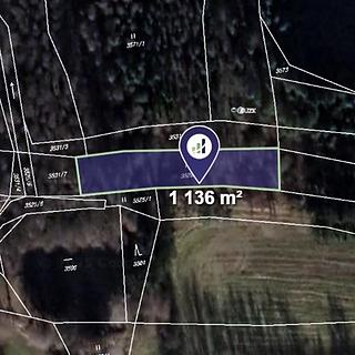 Prodej lesa 1 136 m² Kunžak