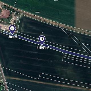 Prodej komerčního pozemku 8 473 m² Budyně nad Ohří