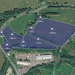 Prodej stavební parcely 9729 m&sup2; Vimperk