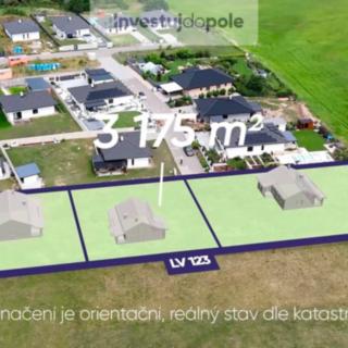 Prodej stavební parcely 3175 m² Libišany