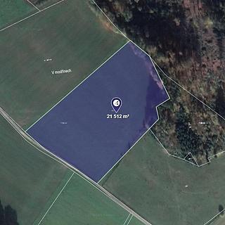 Prodej zemědělské půdy 21512 m&sup2; Vyskytná nad Jihlavou