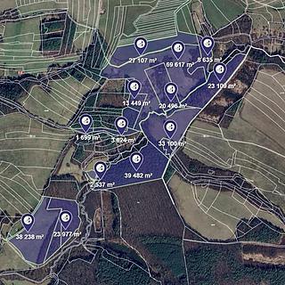 Prodej louky 1903 m&sup2; Luhačovice