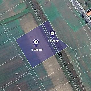 Prodej zemědělské půdy 1 825 m² Chrast Podlažice