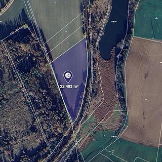 Prodej zemědělské půdy 22 493 m² Střítež