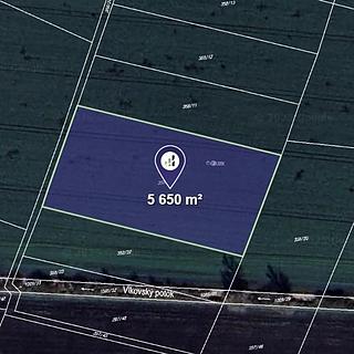 Prodej zemědělské půdy 5 650 m² Odřepsy
