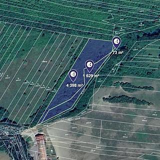 Prodej zemědělské půdy 4067 m&sup2; Velká nad Veličkou