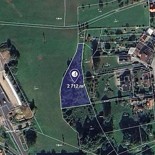 Prodej stavební parcely, 2712m&sup2;