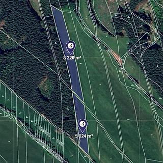 Prodej zemědělské půdy 13244 m&sup2; Čistá u Horek