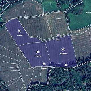 Prodej zemědělské půdy 37 856 m² Životice