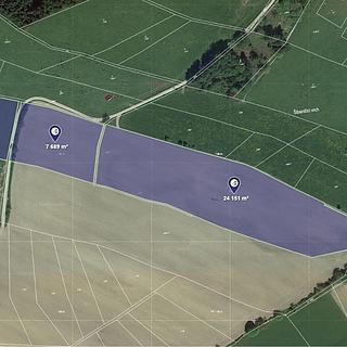 Prodej zemědělské půdy 2441 m&sup2; Vysoké nad Jizerou