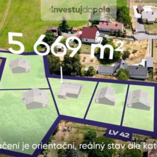 Prodej stavební parcely 5669 m² Háje