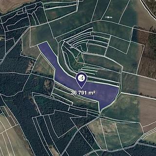 Prodej zemědělské půdy 36791 m&sup2; Štětí