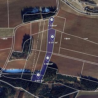 Prodej zemědělské půdy 13943 m&sup2; Syřenov