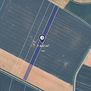 Prodej zemědělské půdy 11 988 m² Borkovice