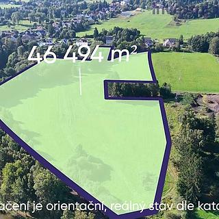 Prodej stavební parcely 46 494 m² Krásná Lípa