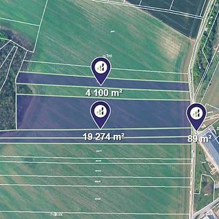 Prodej zemědělské půdy 22 581 m² Kuřim