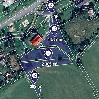 Prodej zahrady 108 m² Oborná