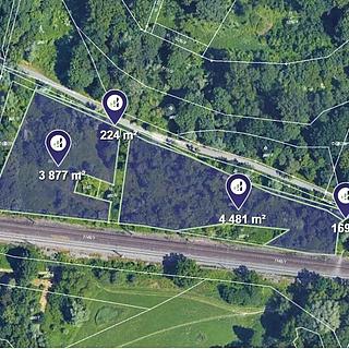 Prodej louky 8751 m&sup2; Ostrava