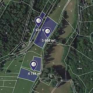 Prodej louky 2007 m&sup2; Železný Brod