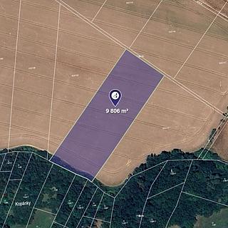 Prodej zemědělské půdy 4 903 m² Částkov