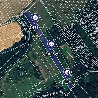 Prodej zemědělské půdy 7 210 m² Částkov