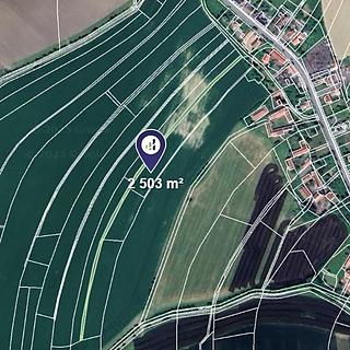 Prodej zemědělské půdy 1 252 m² Ostřetín