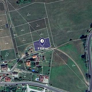 Prodej stavební parcely 1056 m&sup2; Kamýk nad Vltavou