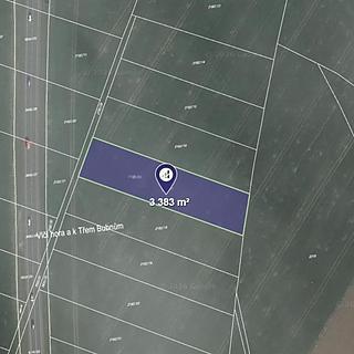 Prodej zemědělské půdy 1692 m&sup2; Chrudim