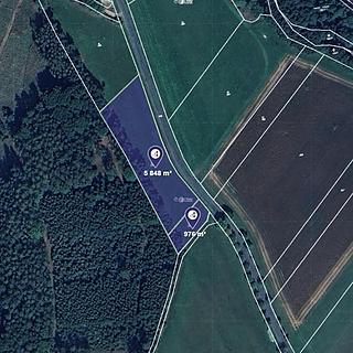 Prodej louky 6 824 m² Raková