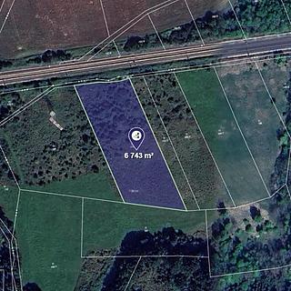 Prodej louky 6 743 m² Dobřív Pavlovsko