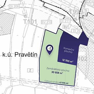 Prodej louky 48 558 m² Vimperk Pravětín