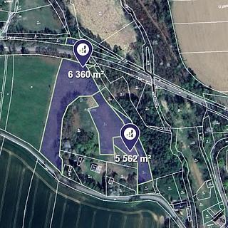 Prodej zemědělské půdy 11 922 m² Chotoviny Liderovice