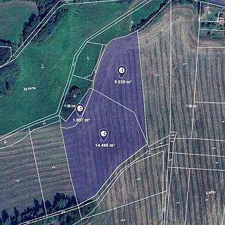 Prodej zemědělské půdy 23612 m&sup2; Životice