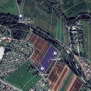 Prodej zemědělské půdy 11 010 m² Kamenný Újezd