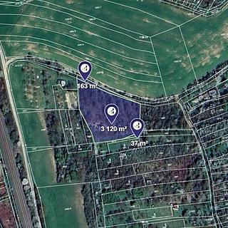 Prodej zahrady 3 320 m² Kyjov Bohuslavice