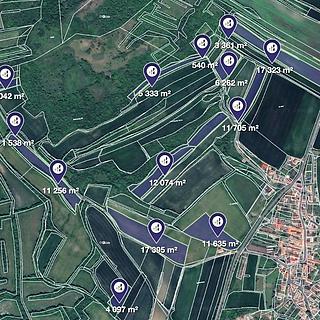 Prodej zemědělské půdy 204 161 m² Chraberce