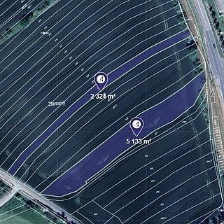 Prodej zemědělské půdy 1243 m&sup2; Uhřice