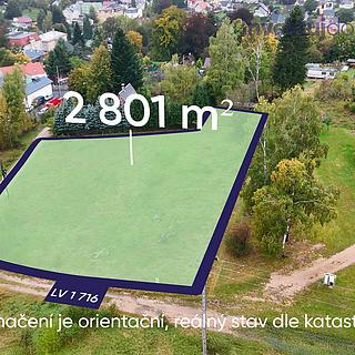 Prodej stavební parcely 2 801 m² Lučany nad Nisou
