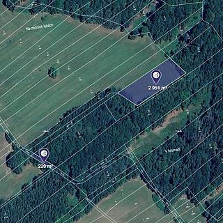 Prodej louky 3171 m&sup2; Ježovy