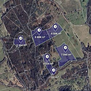 Prodej louky 29 625 m² Petrůvka