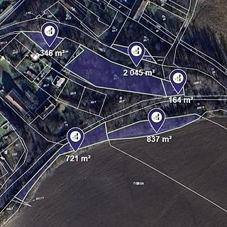 Prodej stavební parcely 4113 m&sup2; Planá