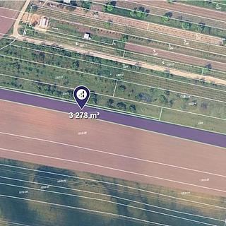 Prodej zemědělské půdy 3307 m² Hrušovany u Brna