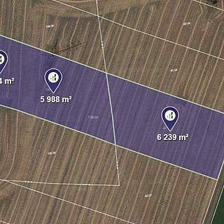 Prodej zemědělské půdy 16 402 m² Dobrovice