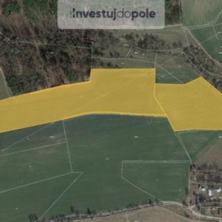 Prodej zemědělské půdy 37 490 m² Nové Dvory
