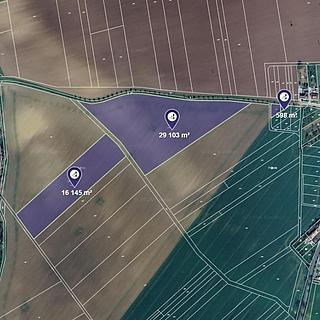 Prodej zemědělské půdy 90 994 m² Vitčice