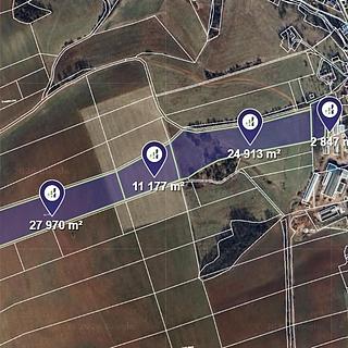 Prodej zemědělské půdy 66 907 m² Úbislavice