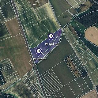 Prodej zemědělské půdy 41 291 m² Štětí