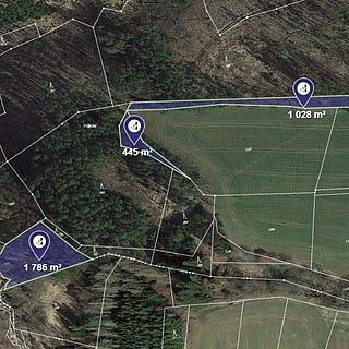 Prodej ostatních pozemků, 1630m&sup2;