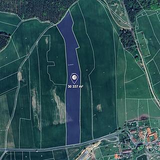 Prodej zemědělské půdy 48 693 m² Zbiroh