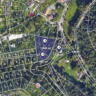 Prodej louky 2383 m&sup2; Praha